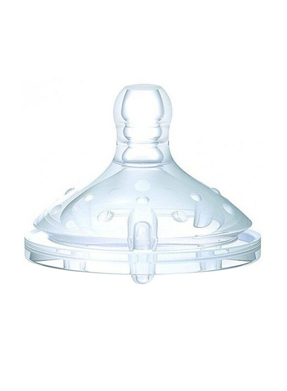 

Nuby Anti Colic Softflex Silicone Nipple, 2 Pieces, Clear