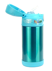 Thermos Raya-9 Can Lunch Tote Bag Fragment + Funtainer Steel Hydration Bottle 355ml Combo Set, Teal
