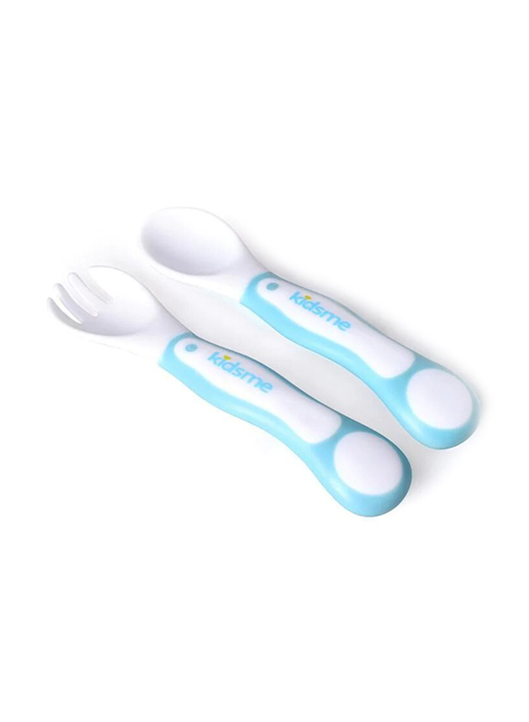 Kidsme My First Spoon & Fork Set, Aquamarine