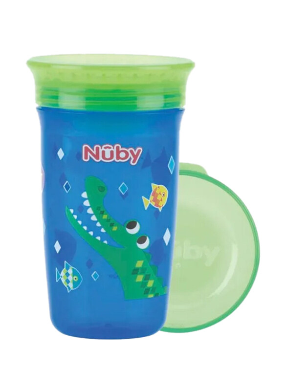 

Nuby Easy Grip No Spill Cup, 300ml, Blue
