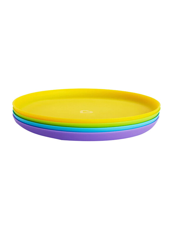 

Munchkin Children's Plate Set, 4 Pieces, Multicolour