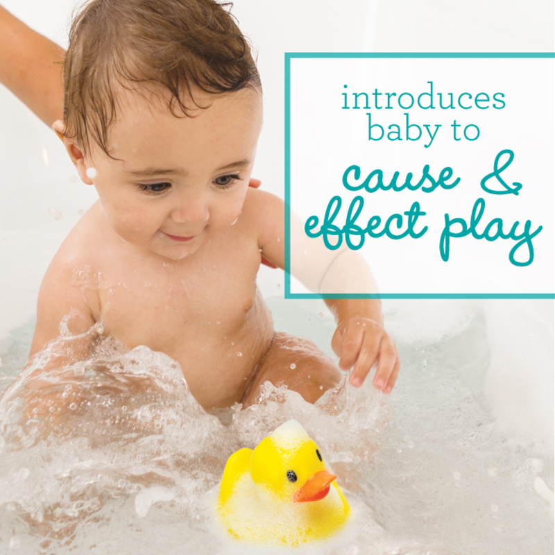 Infantino Kick & Swim Bath Duck Toy Pals for Baby, Multicolour