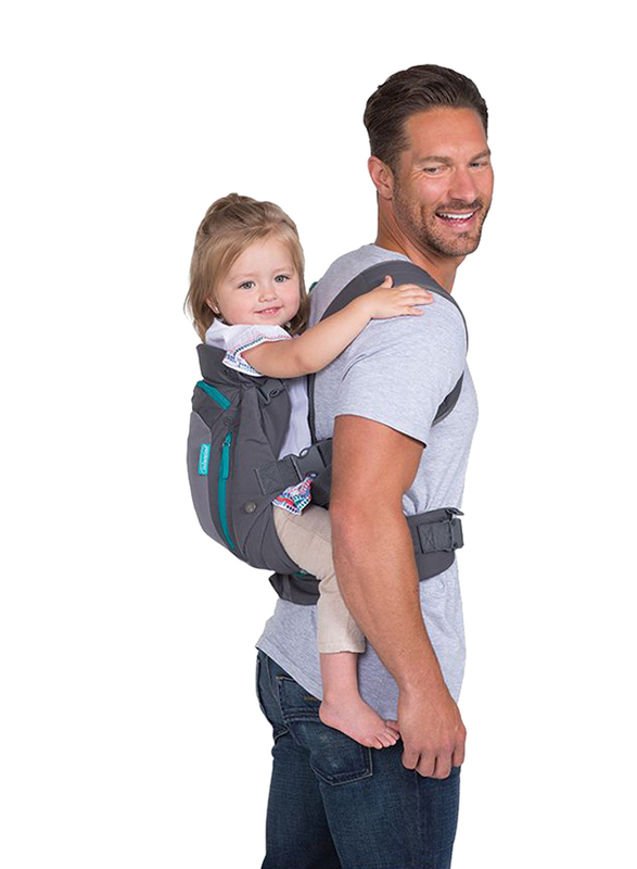 Infantino Carry On Multi-Pocket Baby Carrier, Grey/Blue