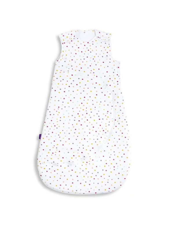 Snuz Pouch Baby Sleeping Bag with Zip for Easy Nappy Changing, 2.5 Tog, 0-6 Months, Multi Spot