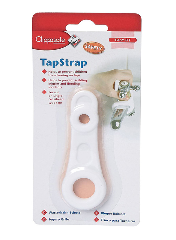 Clippasafe Tap Strap, White