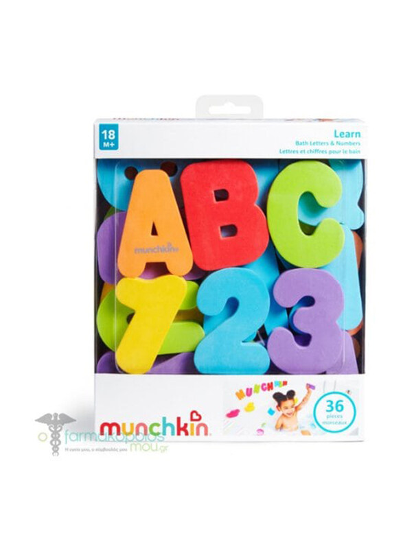 

Munchkin Learn Bath Letters & Numbers Set, Multicolour