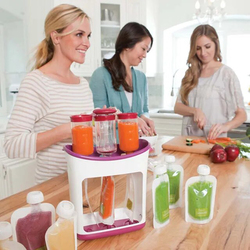 Infantino Fresh Squeezed Squeeze Station All in 1 Set, Multicolour