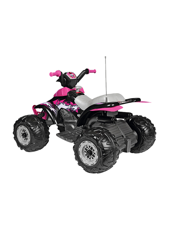 Peg Perego Corral T-Rex 330W Ride On Toy, Ages 3+, Pink