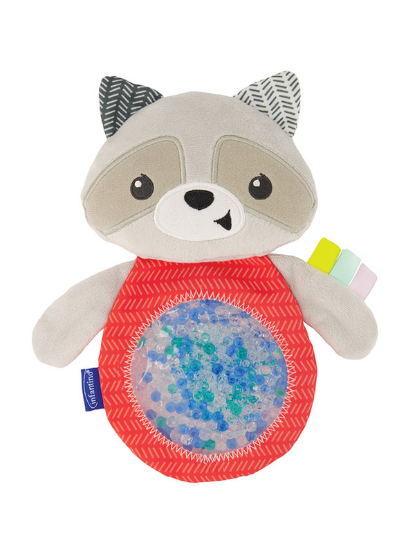 Infantino Seek & Squish Gel Pouch Pal Toy, Multicolour