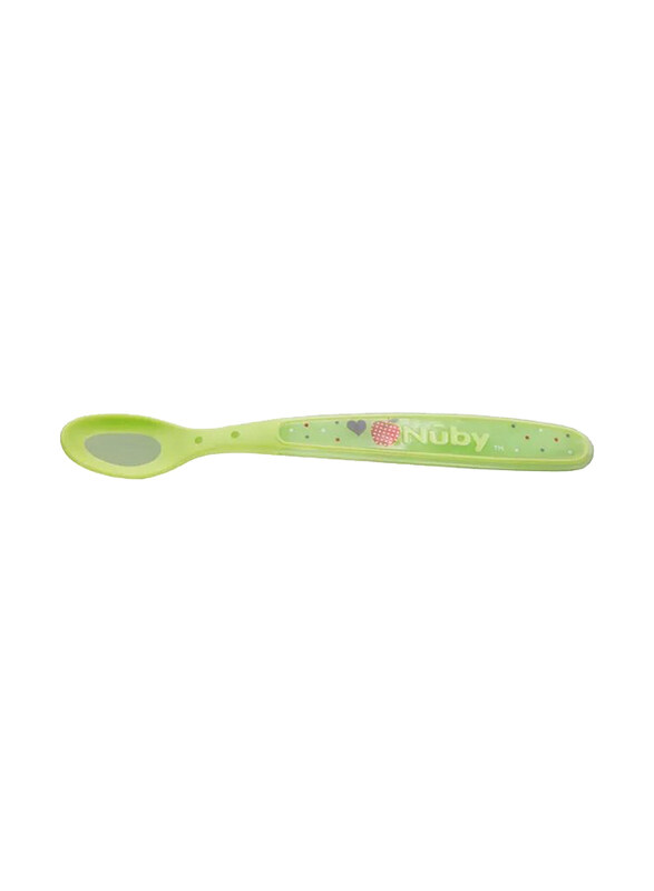 

Nuby Little Moments Hot Safe Spoon, 2 Piece, Green