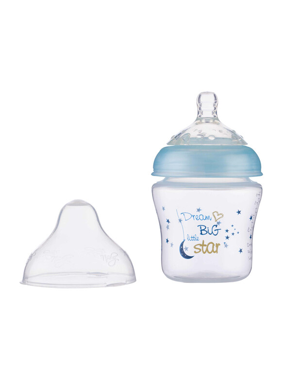 

Nuby Little Moments Slow Flow SoftFlex Bottle, 270ml, Blue