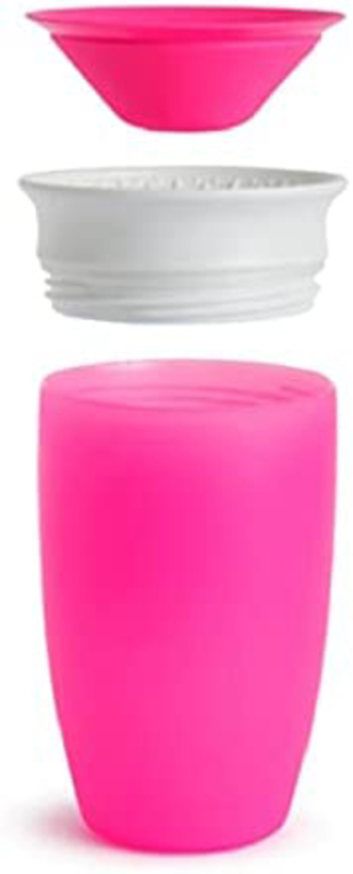 Munchkin Miracle 360 Degree Sippy Cup, 10oz, Pink