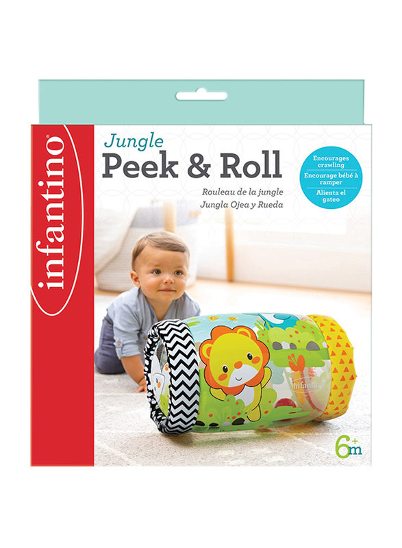 Infantino Jungle Peek & Roll Toy