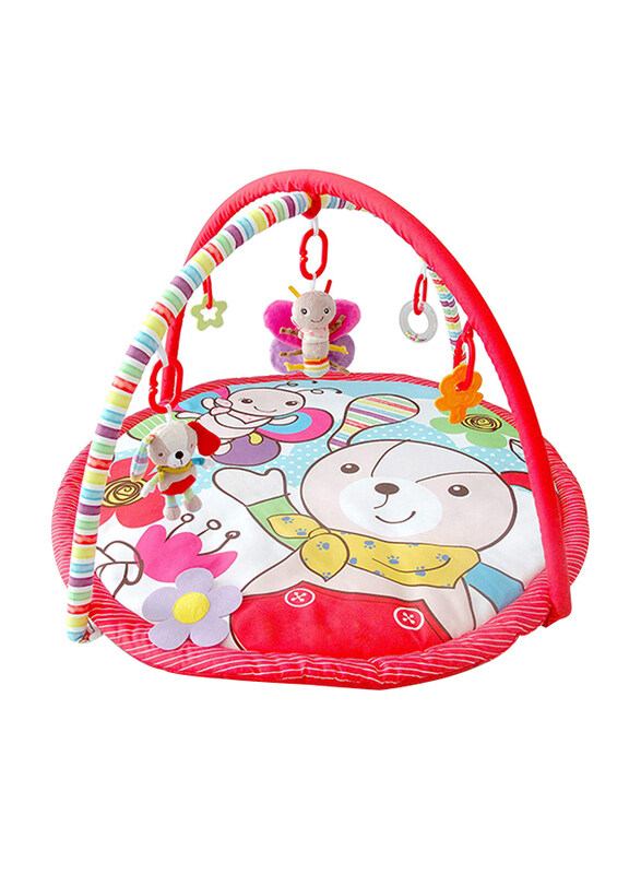 

Moon Perky Garden Baby Playmat and Activity Gym, Pink