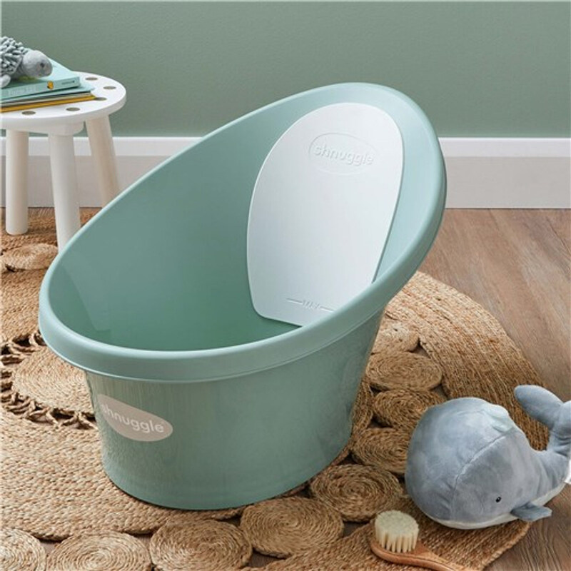 

Shnuggle Baby Compact Bath Tub with Plug, Grey