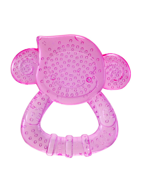 Infantino Safari Teething Pals/Toys for Boy, Pink