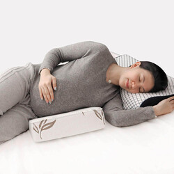 Moon Feeding Pillow + Moon Pregnancy Wedge Pillow, White