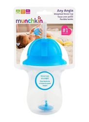 Munchkin Any Angle Straw Trainer Cup, 10oz, Blue