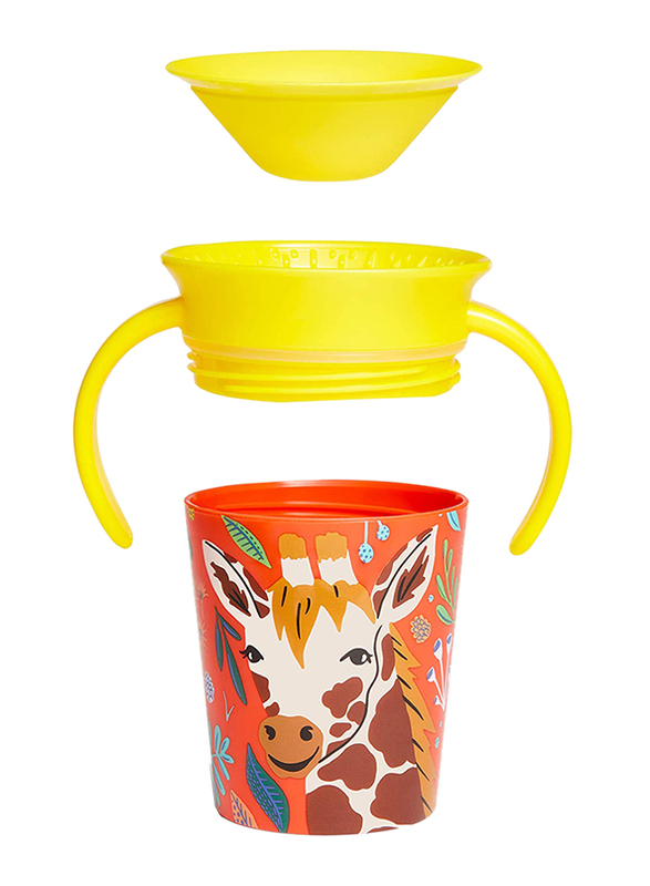 Munchkin Giraffe Miracle 360 Degree Wildlove Trainer Cup, 6oz, Multicolour