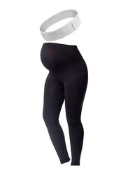 Carriwell Pack 14 Maternity Adjustable Support Belt with Support Legging, Small/Medium/Medium, White/Black