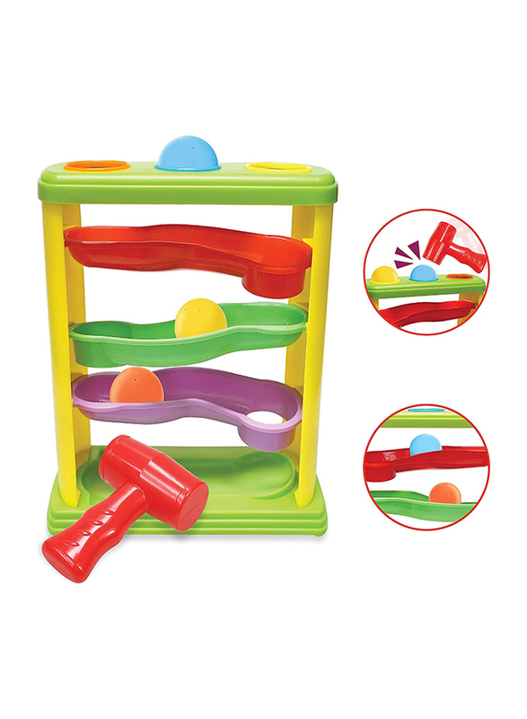 Moon Pound & Roll Toy, Multicolour
