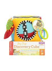 Infantino Peek & Seek Sensory Discovery Cube, Multicolor