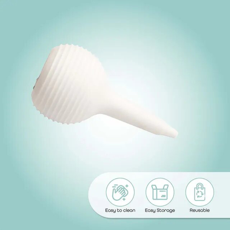 Moon Nasal Aspirator for Baby, White