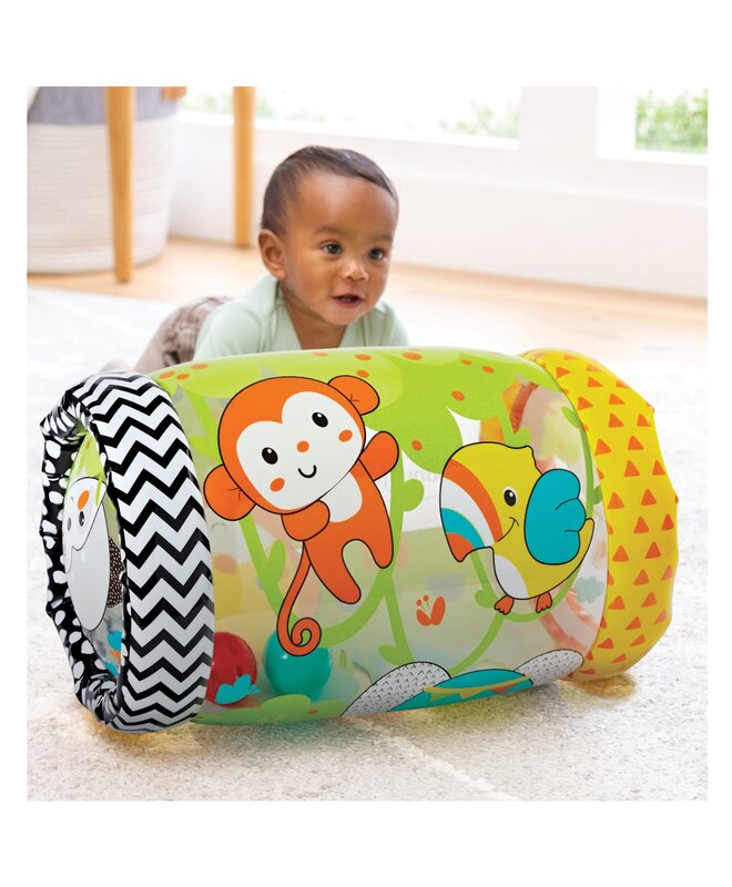 Infantino Jungle Peek & Roll Toy