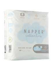 Napper Cotton Line Soft Hug Parmon Diapers, Size 5, Junior, 11-25 kg, 14 Count
