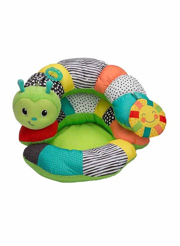 

Infantino Gaga Prop A Pillar Tummy Time & Seated Support Playmat, Green/Red/Yellow