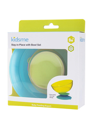 Kidsme Stay-In-Place with Bowl Set, Blue/Green