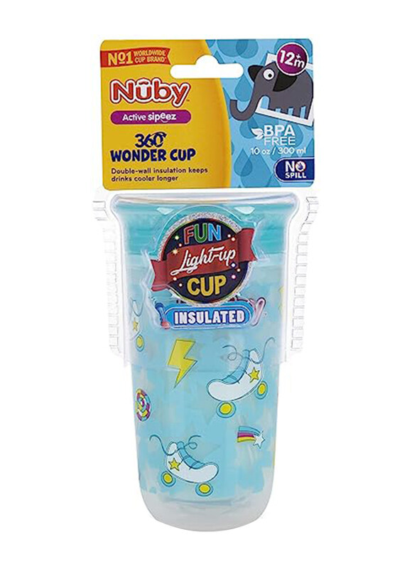 

Nuby Light Up 360° Wonder Cup, 12+ Months, 300ml, Multicolour