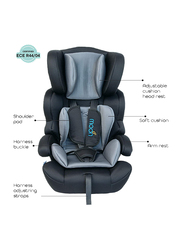 Moon Tolo Comfortable Toddler/Child Car Seat, Grey/Black