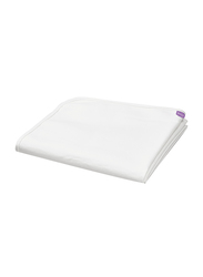 Snuz Kot 100% Waterproof with Moisture Wicking Cotton Surface Mattress Protector, 117 x 68cm, White