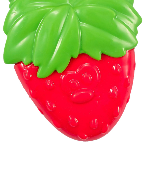 Infantino Vibrating Baby Teether, Strawberry, Red/Green