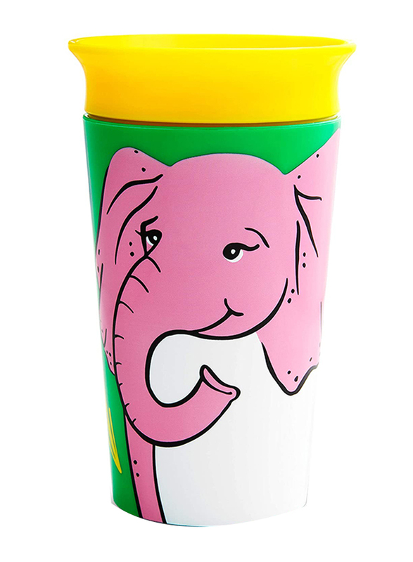 Munchkin Elephant Miracle 360 Degree Wildlove Sippy Cup, 9oz, Multicolour
