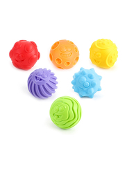 Moon Sensory Textured Toy Balls, 6 Pieces, Ages 18+ Month