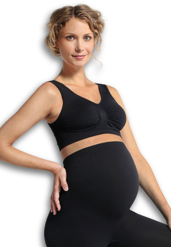 Carriwell Seamless Maternity Bra, Black, Medium