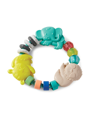 Infantino Busy Beads Rattle & Teether for Baby, 0+ Months, Multicolour