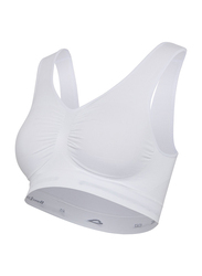 Carriwell Seamless Maternity Bra, White, Medium