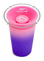 Munchkin Miracle 360 Degree Colour Changing Cup, 9oz, Pink