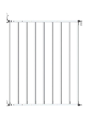 Clippasafe No Trip Extendable Metal Gate, 60-107cm, White