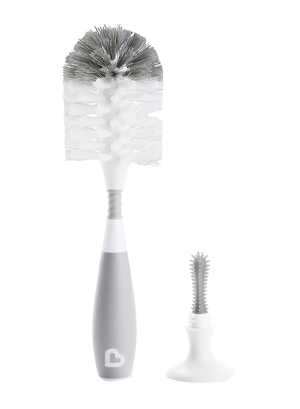 

Munchkin Deluxe Bottle & Teat Brush, Grey