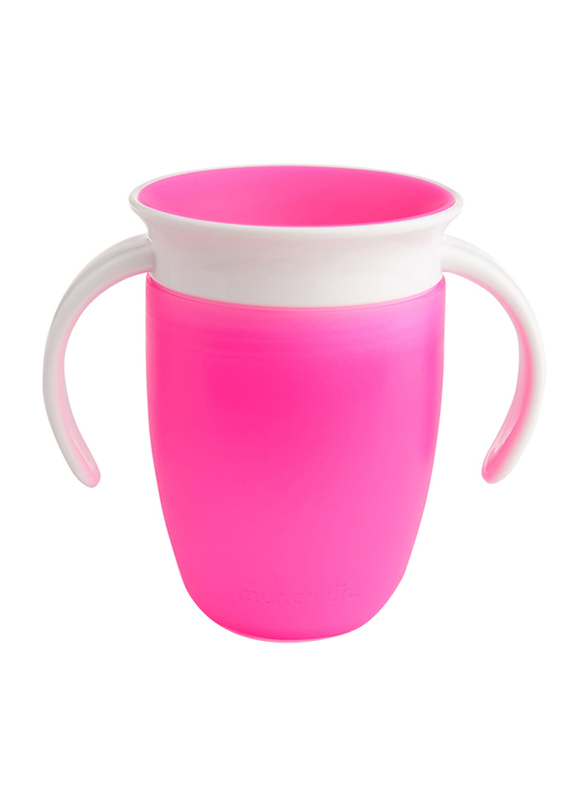 Munchkin Miracle 360 Degree Trainer Cup, 7oz, Pink
