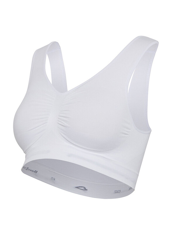 

Carriwell Seamless Maternity Bra, White, Large