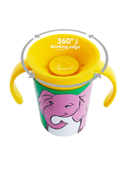 Munchkin Elephant Miracle 360 Degree Wildlove Trainer Cup, 6oz, Multicolour