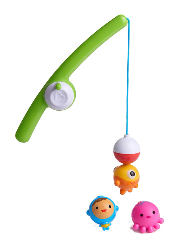 

Munchkin 4-Piece Fishin Rod & Reel Bath Toy Set, Multicolour