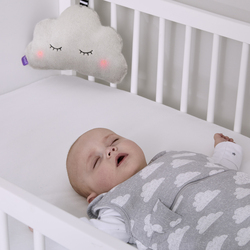Snuz Cloud 3-in-1 Baby Sleep Aid for Crib, Grey