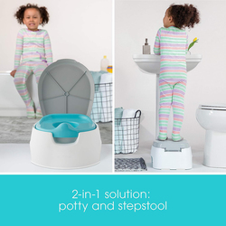 Summer Infant 2-In-1 Step Up Potty, White