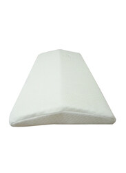 Moon Lumbar Support Pillow, White